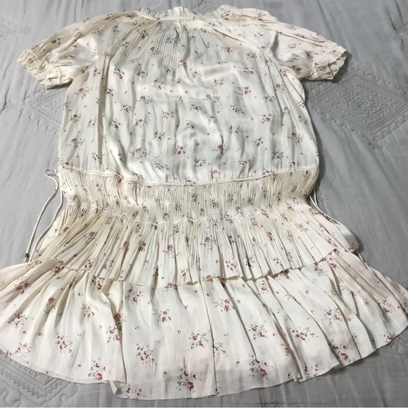 Ulla Johnson Nora Prairie Floral Satin Dress 10 - Picture 14 of 14